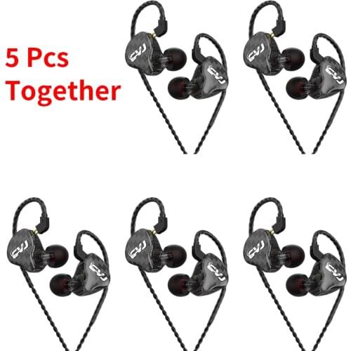 Wholesale CVJ CSA 1DD+1BA Per Side In Ear Monitor HiFi Earphones 5 Pcs Together Shipping Whole Batch Sale for EU Only