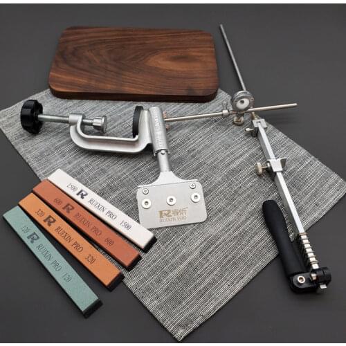 Latest fixed knife sharpener group fixed knife sharpener sharpening system white alundum professional knife sharpener whetstone