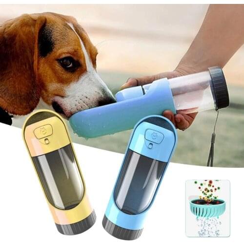 Pet Drinker Bottle For Cats Portable Water bottle Outdoor Dog Water Feeder Dropshipping to American Friend