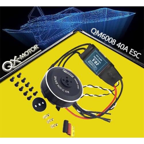 QX-MOTOR QM6008(5008) 320KV 370KV Efficiency Brushless Motor 40A ESC Part for T960 T810 Multicopter Hexacopter Octacopter