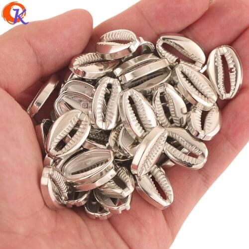 Cordial Design 13*19MM 500Pcs Earring Findings/Acrylic Beads/Rhodium Plating/Shell Shape/Hand Made/Jewelry Making/DIY Beads