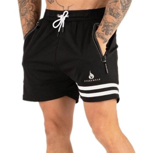 New Muscle Fitness Running Shorts Breathable Quick Dry Sweatpants Casual Outdoor Training Short Pants Brand Patchwork Pants