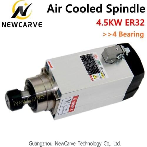 4.5KW Air Cool Spindle Motor 380V With 4pcs Bearing 18000rpm GDZ120*103-4.5 Newcarve