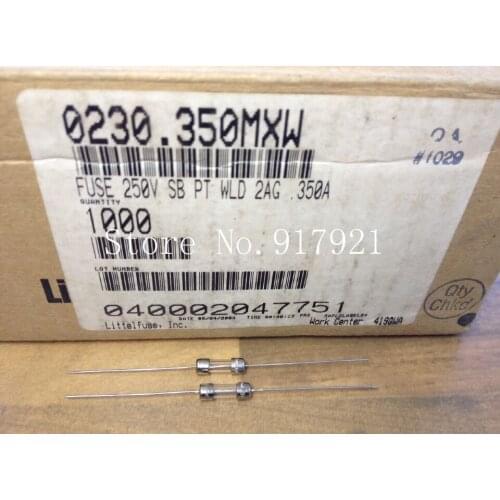 [ZOB] The United States Litteifuse 23O 2AG 350MA 250V Lite import pin tube fuse 4X15 --200pcs/lot