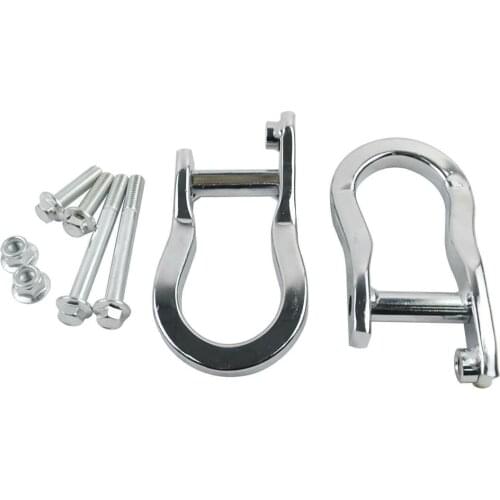 1 Pair Front Tow Hooks Fits for Chevy Silverado Sierra 1500 2007-2019 Replaces 84072462 Car Accessories