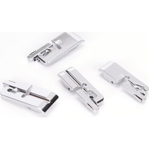 1PCS New Narrow Rolled Hem Curling Sewing Machine Presser Foot For All Low Shank 4 Styles