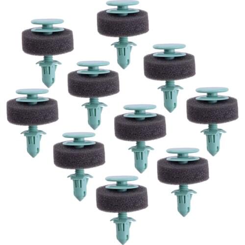 10Pcs/Set Car 8mm Door Panel Push-Type Clips With Sealer 25707329 Fit For Buick LeSabre Pontiac Bonneville 2000 2001 2002-2005