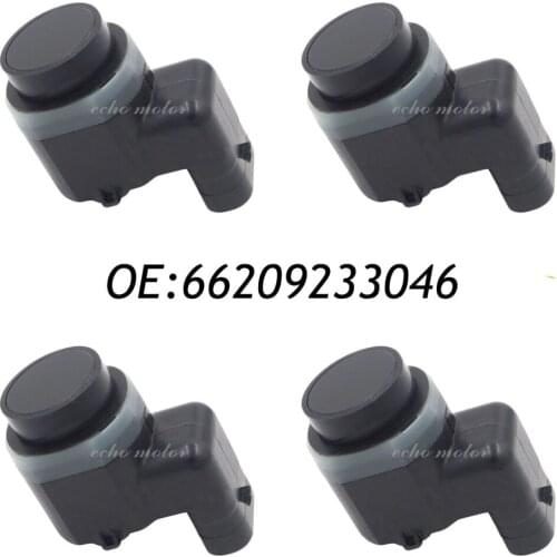 New 4pcs PDC Parking Sensor Bumper Object Reverse Assist Radar 66209233046 9233046 For BMW