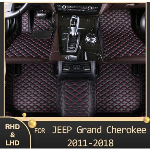 MIDOON Car floor mats for Jeep Grand Cherokee WK WK2 2011 2012 2013 2014 2015 2016 2017 2018 Custom auto foot Pads