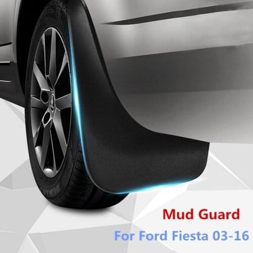Car Front Rear Mudguards Fenders For Ford Fiesta 03-16 Mudflaps Car-styling 4PCS/set