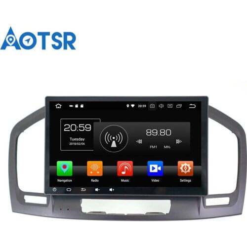 Aotsr Android 8.0 7.1 GPS navigation Car DVD Player For Opel Vauxhall Holden Insignia 2008-2013 multimedia radio recorder 2 Din