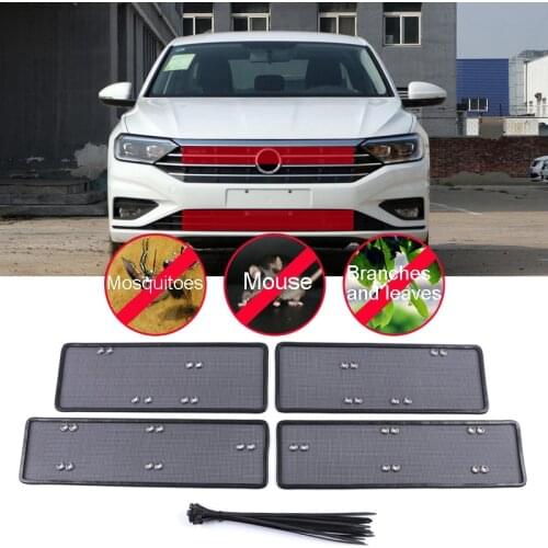 Car Styling Front Grille Insert Net Anti-insect Dust Garbage Proof Inner Cover Net for Volkswagen Jetta Mk7 2019 2020