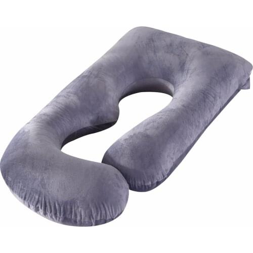 Pregnant Womens Pillow Side-Lying Detachable Crystal Velvet G-Type Waist Support Pillow pregnancy pillow body pillow