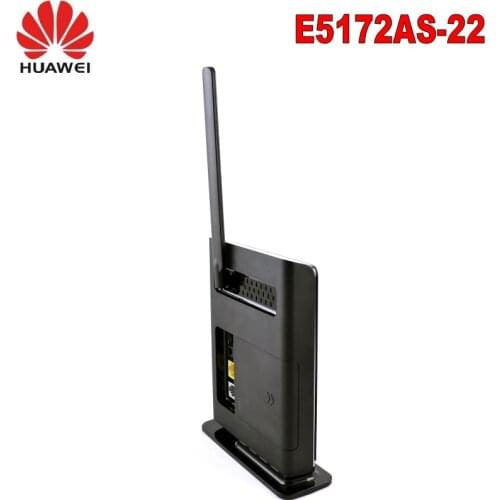 Free Shipping+1000mAh battery+ Black Color Unlocked Huawei E5172 LTE CPE 4G Router