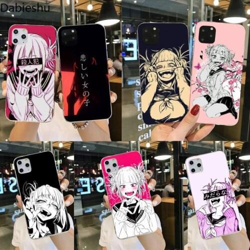 Anime Himiko Toga Boku DIY phone Case cover Shell for iphone 12 pro max 11 pro XS MAX 8 7 6 6S Plus X 5S SE 2020 XR cover