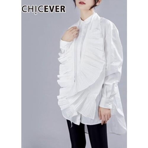 CHICEVER Blouses With Sleeves