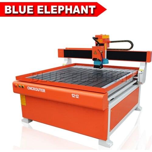 Door making cnc router 1212 advertisement engraving on metal machine from BLUE ELEPHANT factory