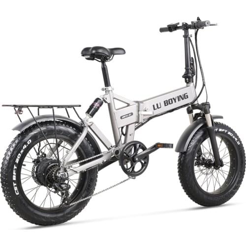 MX21 Flagship Version 20 inch wide tire 4.0 Electric bicycle 500W Folding 48V lithium battery Electric bike free shipping EBike