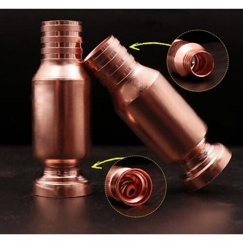 Red Copper Siphon Refueling Gas Siphon Pump Petrol Water Shaker Siphon Safety Self Priming Hose Flexible Siphon Connector