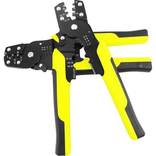 Hot Multi Tool Pliers Wire Stripper Crimping Pliers Multi Functional Snap Ring Terminals Crimpper Tubular Terminal Crimper Tool