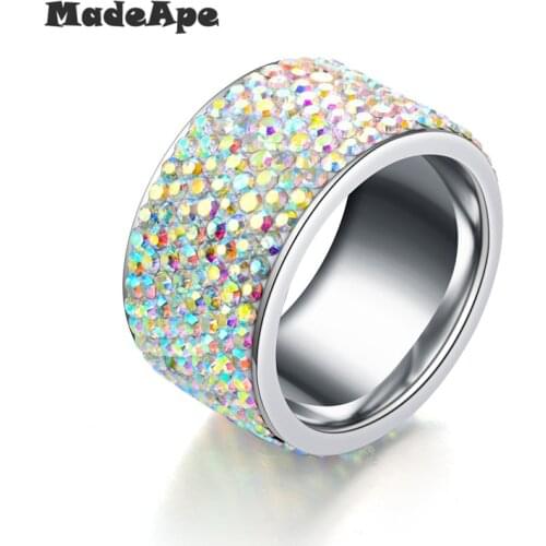 MadApe Rings With Crystals