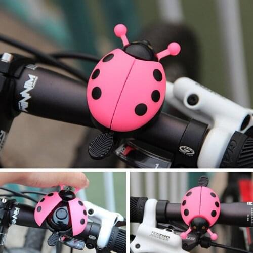 New Arrivals Bell for Bike Bicycle Bell Cycling Accessories Signal for Bike Horn Lovely Kids Beetles Bells Girls Cartoon Ladybug