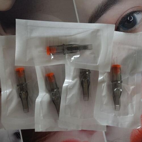 Disposable Sterile 50/100 Pcs 13F Tattoo Cartridge Needles Curved Magnu Tattoo Needle For Tattoo Rotary Pen Round Liner Supplies