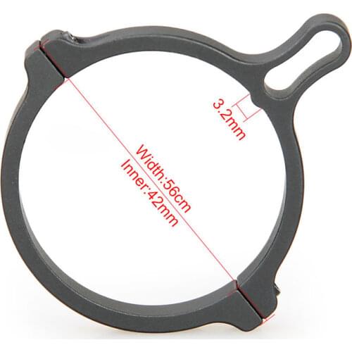 Canis Latrans Black Color Tactical Switch view Throw Lever Scope Mount Dual Open for Rifle Scope gs33-0132B