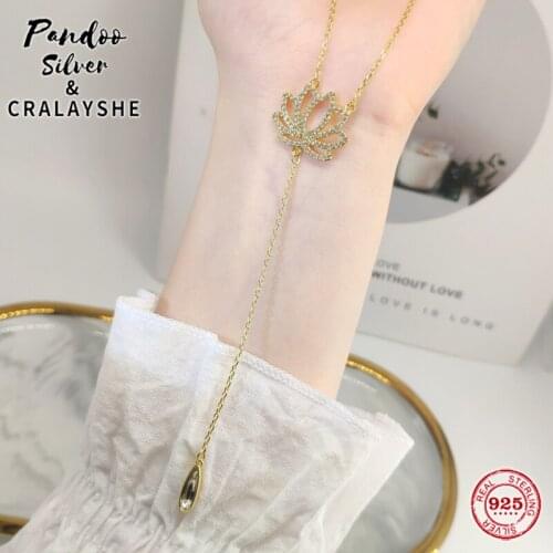 2021 S925 Sterling Silver Jewelry 1:1 Copy, SWAN SYMBOL Multi Wear Lotus Necklace For Women Elegant Temperament Gift With Logo