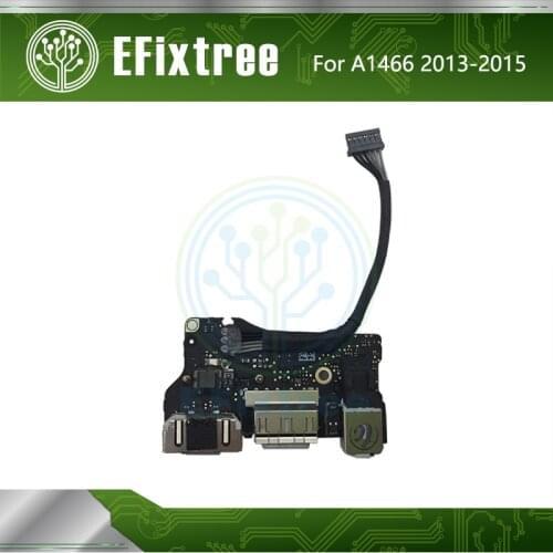 Headphone DC Jack Power Audio DC-IN USB 821-1722-A For Apple MacBook Air 13" A1466 Power IO Board 820-3455-A 2013 2014 2015