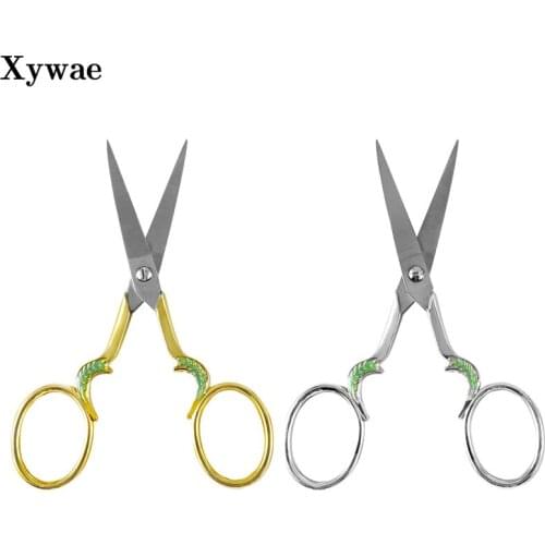 Retro Zakka European Vintage Scissors Needlework Sewing Embroidery Retro DIY Handicraft Scissors for Fabric Tool Tailor Shears