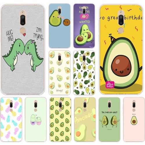 12AS Avocado Aesthetic Soft Silicone Back Cover Case for Meizu M6 M6S M6T Note Pro 7 Plus C9 Pro cover funda