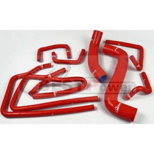 Silicone Radiator coolant Hose Kit for Impreza 2.0 WRX GD,GB,GG Vers 7/8/9 RED