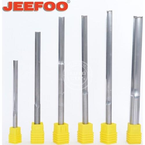 Tungsten Steel CNC Router Bits 2 Flute Straight Slot Wood MDF Milling Cutter Straight Router Bits For EVA