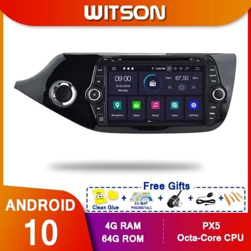 WITSON! Android10 Octa core PX5 CAR DVD player For KIA CEED 2013-2014 IPS SCREEN 4GB RAM 64GB ROM CAR GPS NAVIGATION