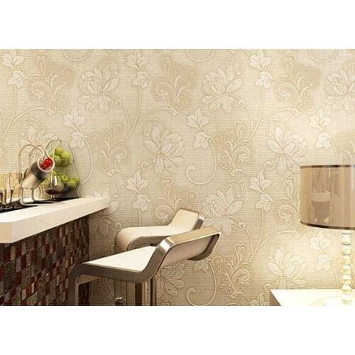 10*0.53m Wall Paper Textured 3D Non-Woven Bedroom Living Room Home Decor Background Wallpaper