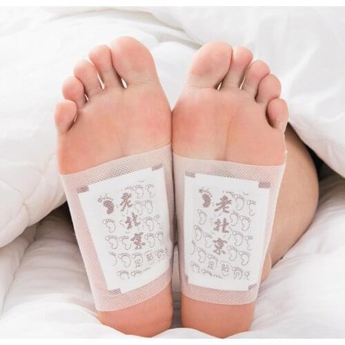 100pcs Vitality Feet Pads Detoxify Toxins Health Care Detox Foot Patches Body Toxins Feet Slimming Cleansing Herbal Adhesive