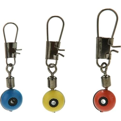 20Pcs S/M/L Space Beans Fishing Connector Float Connector Rolling Swivel Fishing accessories Fishing Tackle Tool