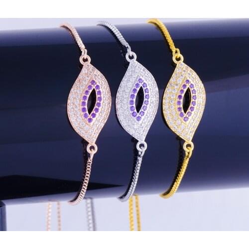 2018 Greek Evil Eye Connector Charm Bracelets For Women Kids Christmas Gifts Jewelry