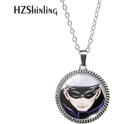 2021 New Antique Necklace jujutsu kaisen Cartoon Yuji Gojo Kugisaki Sukuna Megumi Glass Cabochon Pendants Jewelry