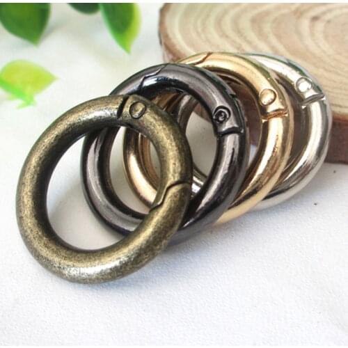 29mm Snap Hoop Clip Buckle O Ring For Webbing Strapping Bag Dog Collar Chocker Key Chain Leather Belt Phone Case Diy Accessories