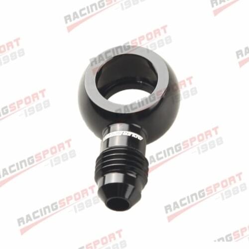 Aluminum Banjo Adaptor Bolt AN4 AN-4 4AN To 12.5mm Brake Fitting BLACK