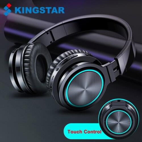 KINGSTAR Wireless Headphones Gaming Headset Noise Cancelling Strong Bass Bluetooth Earphones with Microphone Low Delay Earbuds
