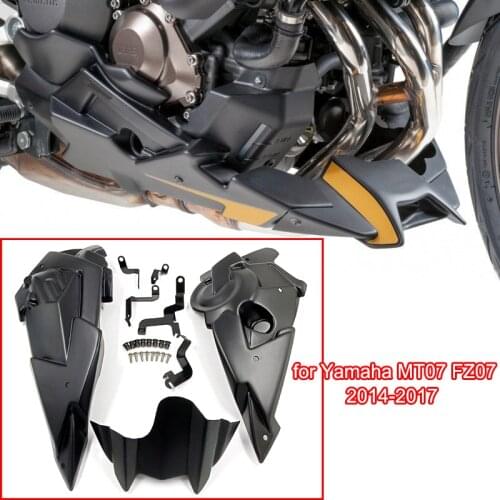 MT07 FZ07 FZ MT 07 MT-07 Motorcycle Belly Pan Engine Spoiler Side Fairing Body Kits for Yamaha MT-07 FZ-07 2014 2015 2016 ABS