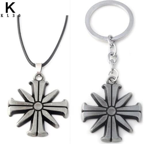 Classic Game Far Cry 5 Keychain FarCry5 Logo Fashion Pendant Keyring Man Women Jewelry Game Fans Best Gift Accessories