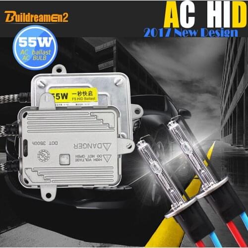 Buildreamen2 9005 9006 881 880 H1 H3 H7 H8 H9 H11 55W Car HID Xenon Kit 8000K AC Bulb Ballast Auto Light Headlight DRL Fog Lamp