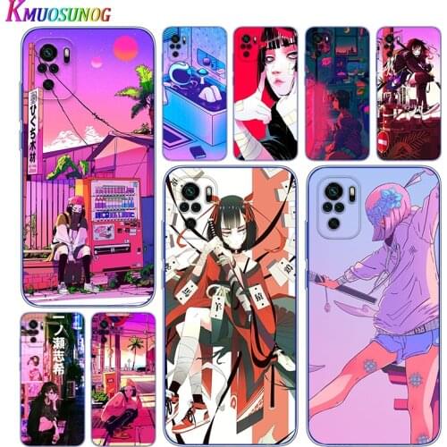 Transparent Cover Anime vaporwave aesthetic For Xioami Redmi Note 10 10S 9T 9S 9 8T 8 7S 7 6 5A 5 4X 4 Pro Max Phone Case