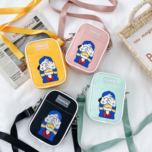 Disney Donald Duck childrens cute cartoon one-shoulder casual messenger bag coin purse boys and girls gift accessories bag