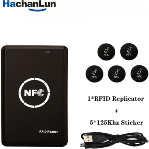RFID Duplicator 125khz 13.56Mhz NFC Smart Chip Card Reader UID T5577 Keychain Writer Copier Usb Encrypted Programmer