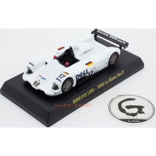 Kyosho 1/64 BMW V12 LMR DTM Diecast Collection of Simulation Alloy Car Model Children Toys